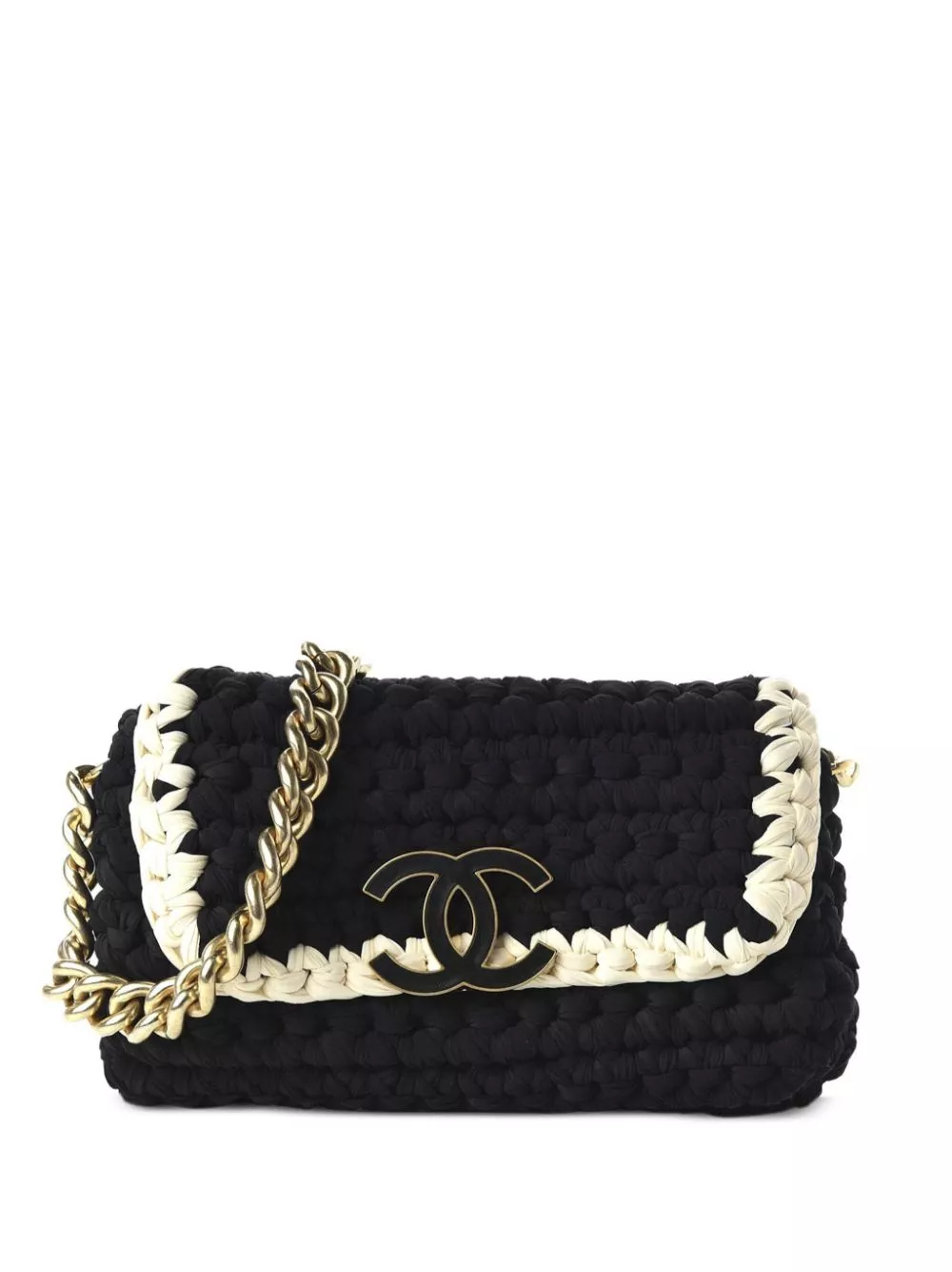 Cheap HOT SALE CHANEL medium Crochet Flap shoulder bag Men 0124