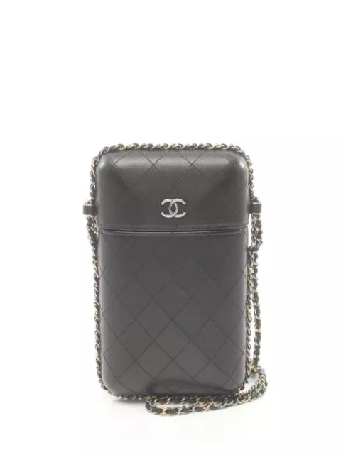 HOT SALE CHANEL 2016-2017 CC diamond-quilted phone cases Women 0127