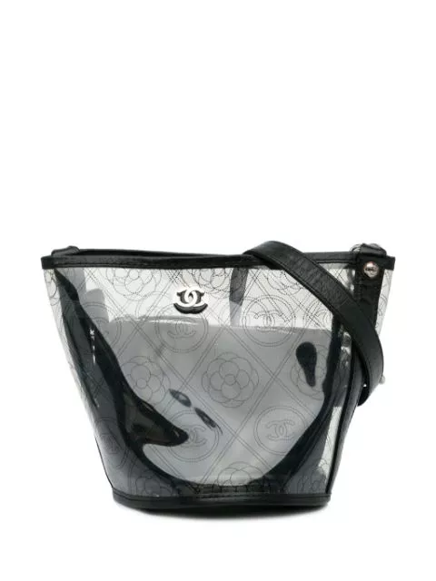 HOT SALE CHANEL 2018 Camellia bucket bag Women 0120