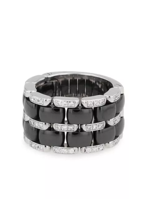 Cheap HOT SALE CHANEL 2000s 18kt white gold Ultra diamond ring Women 0125