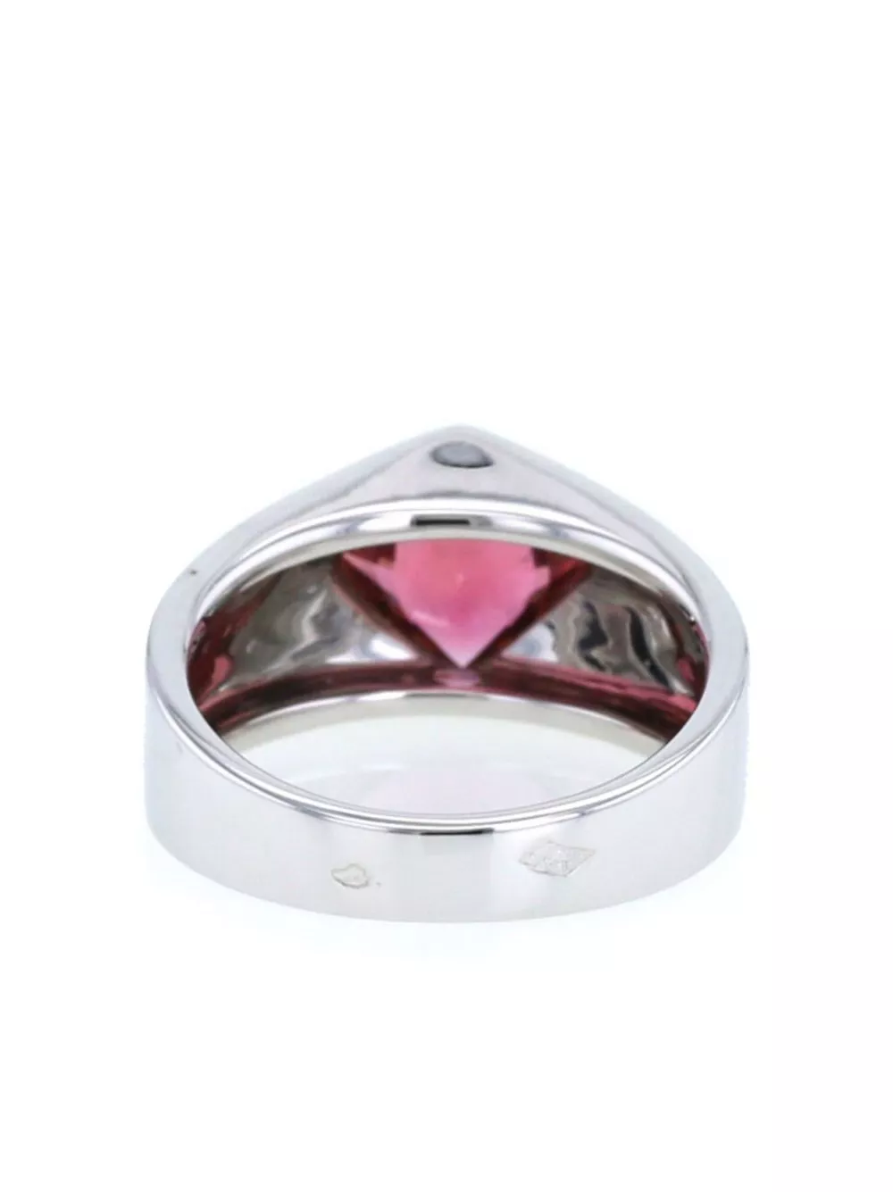 Affordable HOT SALE CHANEL white gold tourmaline ring Women 0130