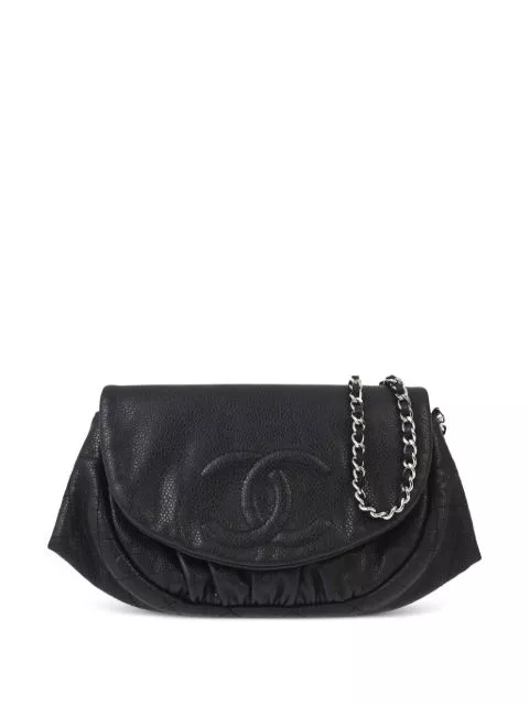 HOT SALE CHANEL 2010 Half Moon wallet-on-chain Women 0128