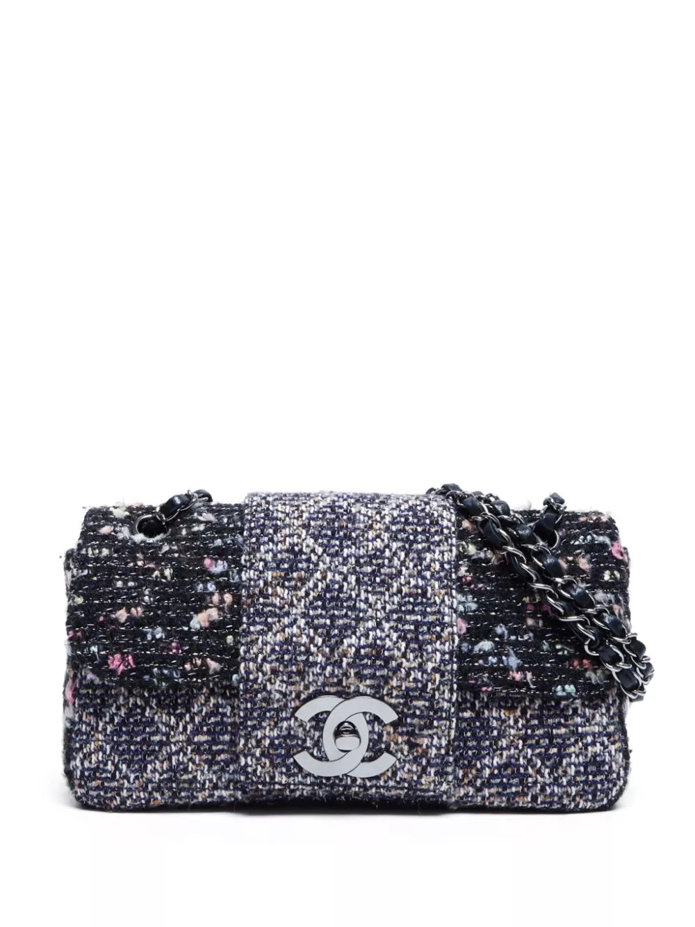 Affordable HOT SALE CHANEL 2004-2005 Tweed shoulder bag Women 0120