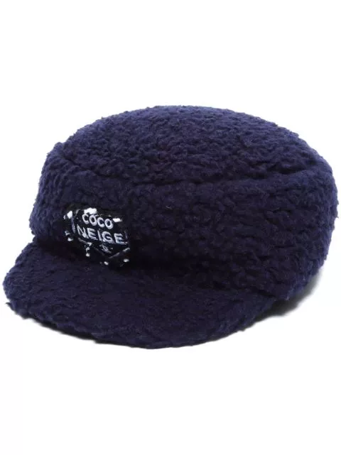 HOT SALE CHANEL 2000s boucle cotton beret Women 0131