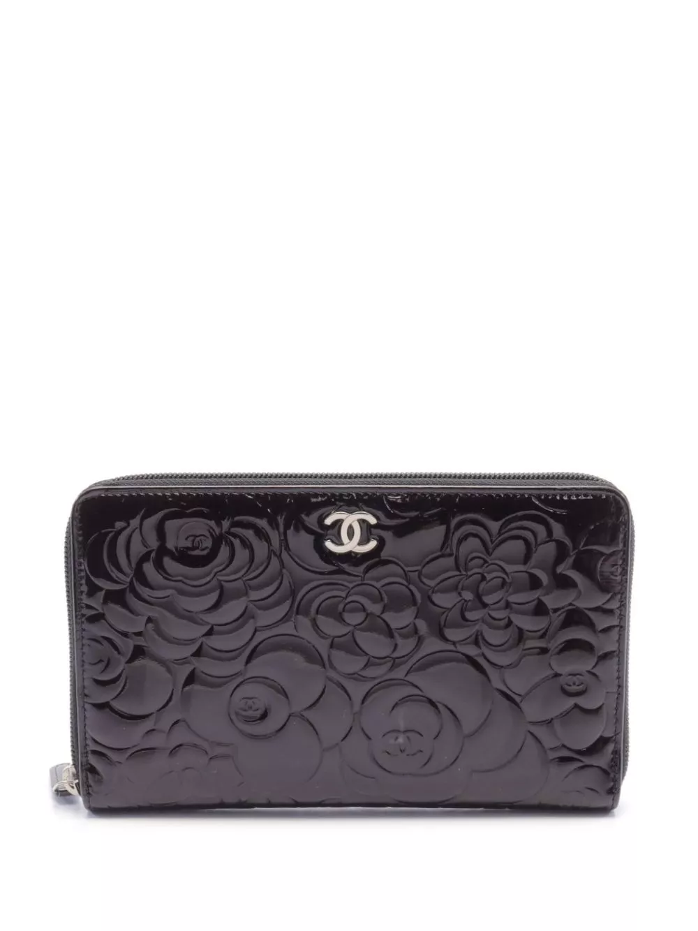 Cheap HOT SALE CHANEL 2010-2011 Camellia long wallet Women 0119