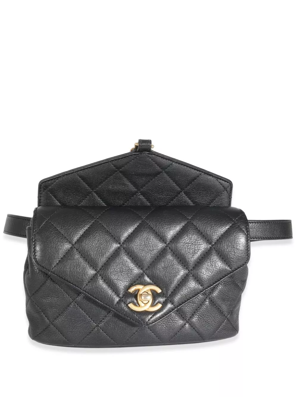 Affordable HOT SALE CHANEL Carry With Chic Flap belt bag Women 0120