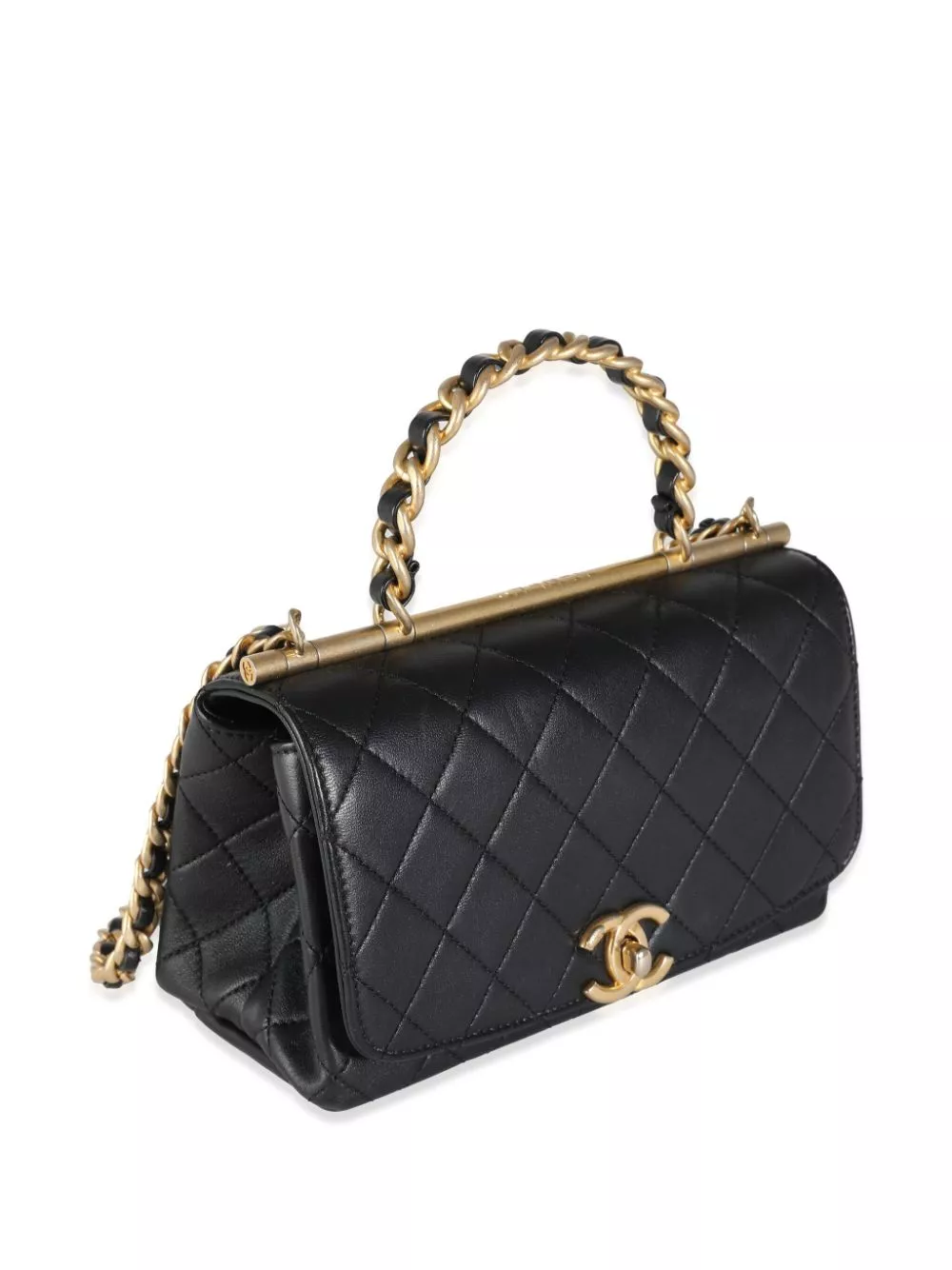 Affordable HOT SALE CHANEL 2019 small La Parisienne shoulder bag Men 0124