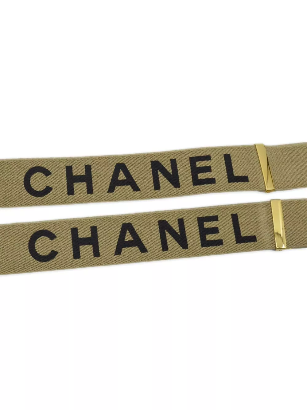 Cheap HOT SALE CHANEL 1990-2000s logo-jacquard suspenders Women 0127