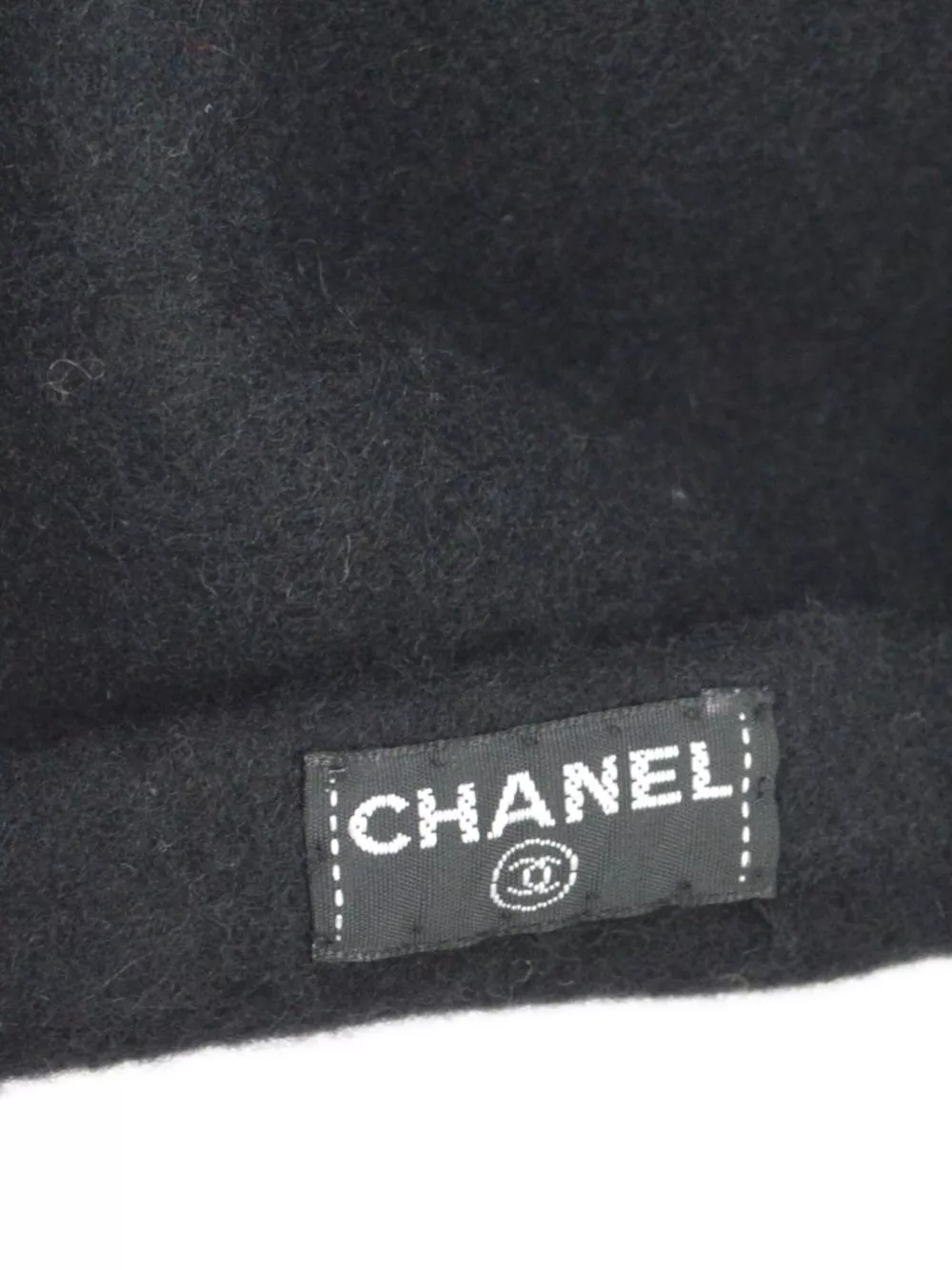 Cheap HOT SALE CHANEL 1998 CC wool beret Women 0119