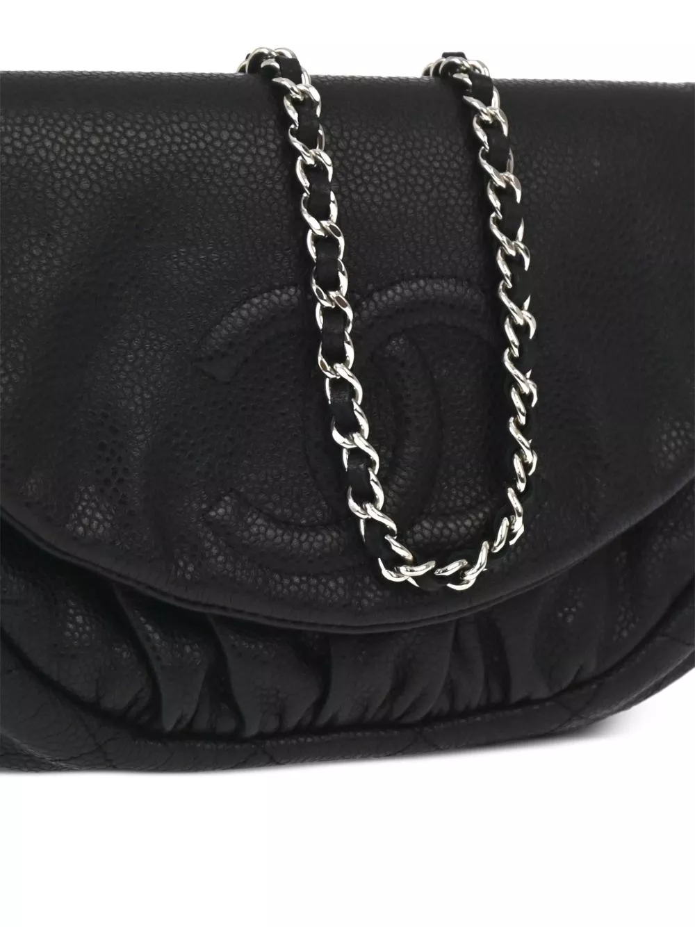 Cheap HOT SALE CHANEL 2010 Half Moon wallet-on-chain Women 0128