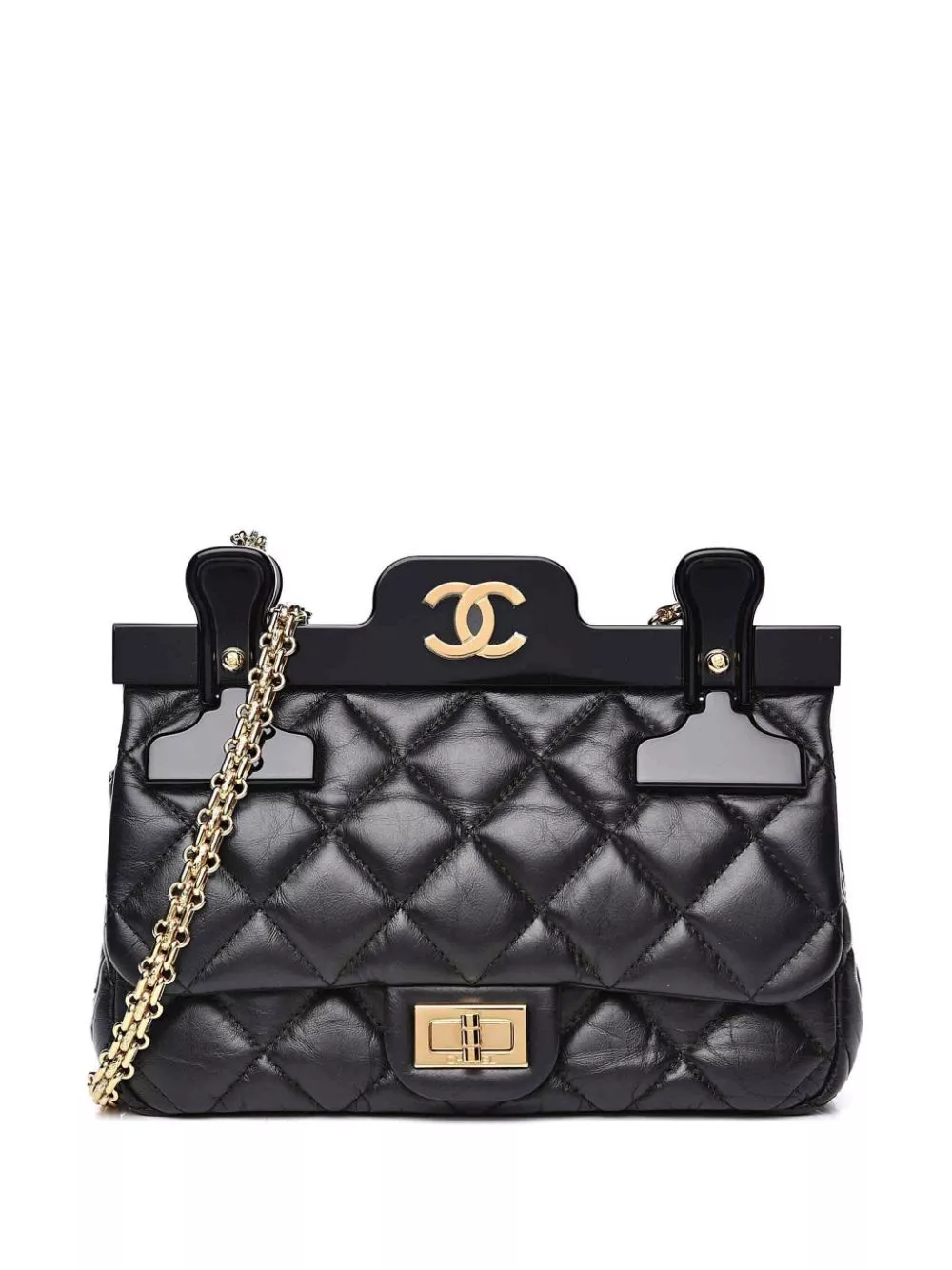 Cheap HOT SALE CHANEL 2016 small 2.55 Reissue Flap Hanger shoulder bag Men 0115