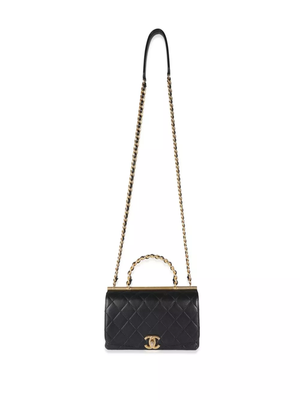 Affordable HOT SALE CHANEL 2019 small La Parisienne shoulder bag Men 0124