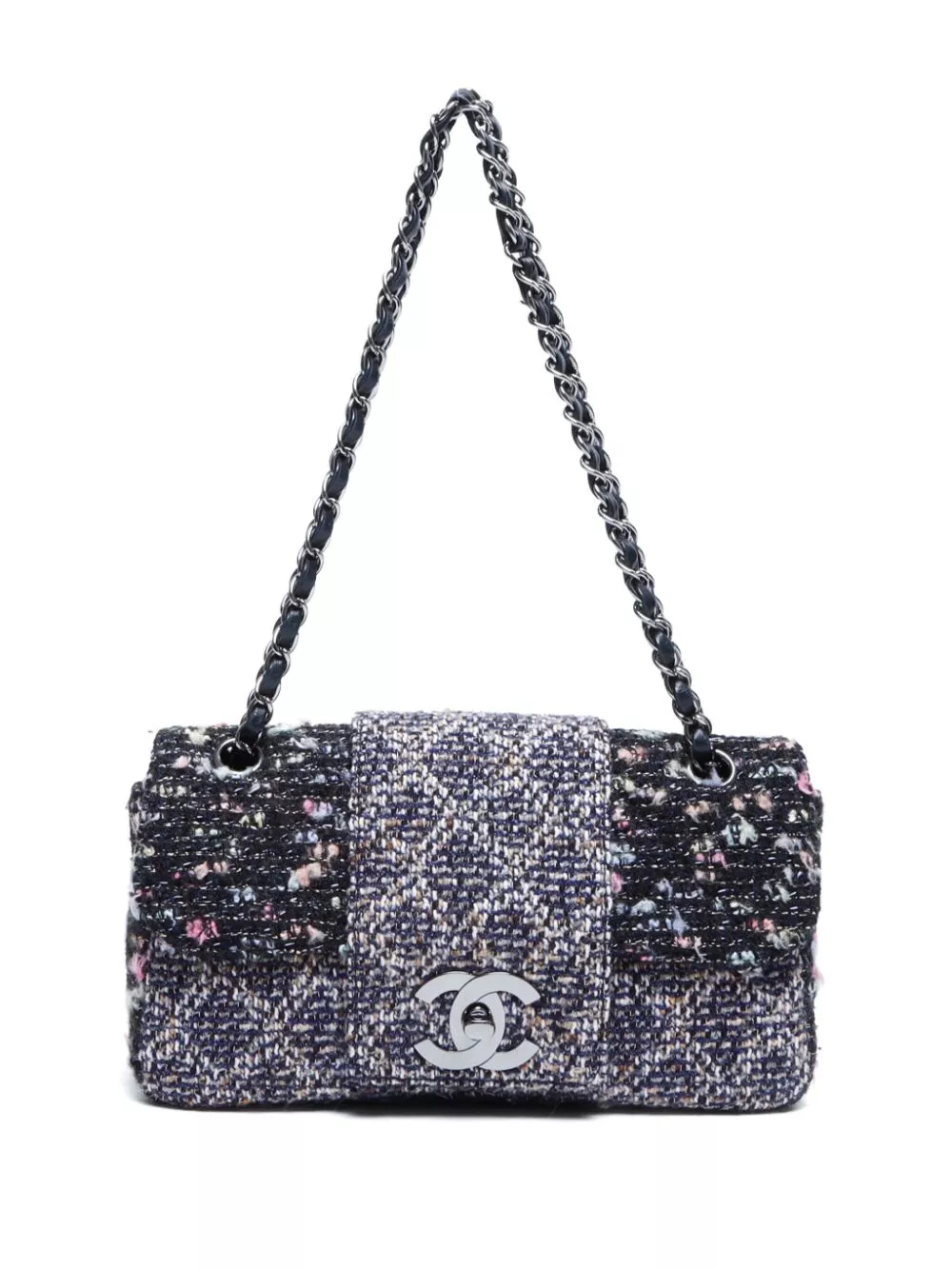 Affordable HOT SALE CHANEL 2004-2005 Tweed shoulder bag Women 0120