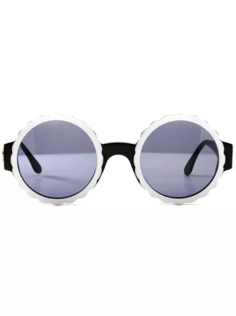 HOT SALE CHANEL 1994 round-frame sunglasses Men 0127