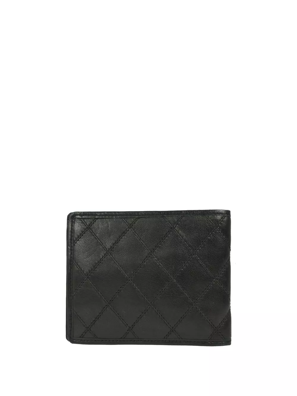 Cheap HOT SALE CHANEL 1989-1991 lambskin bi-fold wallet Women 0119