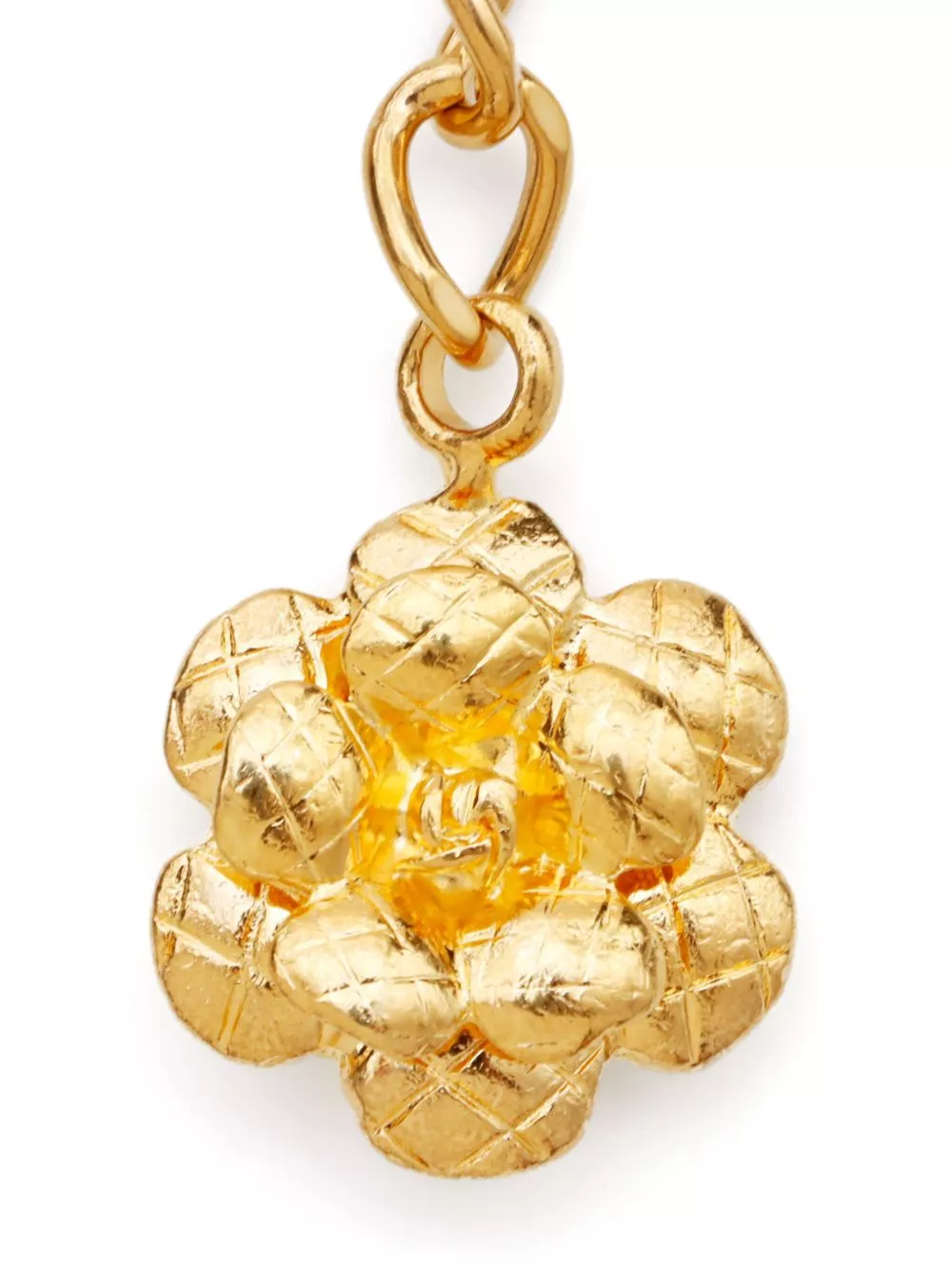 Affordable HOT SALE CHANEL 1990s Camellia keyring Women 0206