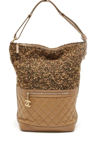 Affordable HOT SALE tweed bag bucket Women CHANEL large 0224