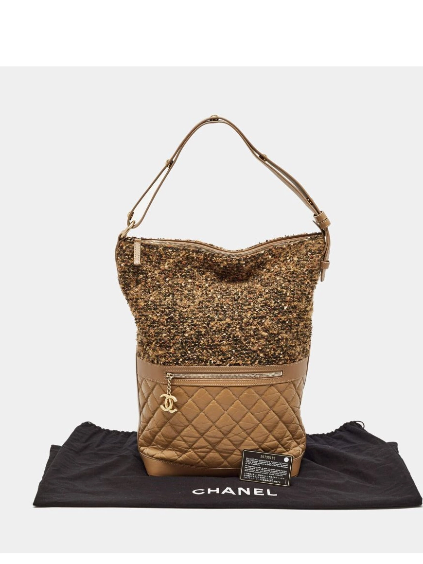 Affordable HOT SALE tweed bag bucket Women CHANEL large 0224