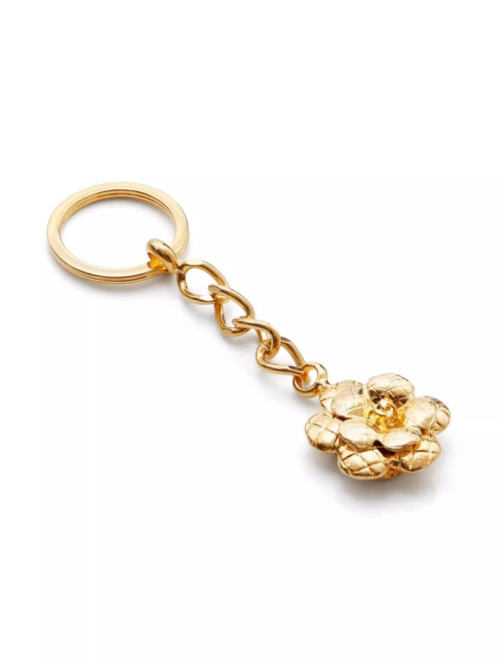 Affordable HOT SALE CHANEL 1990s Camellia keyring Women 0206