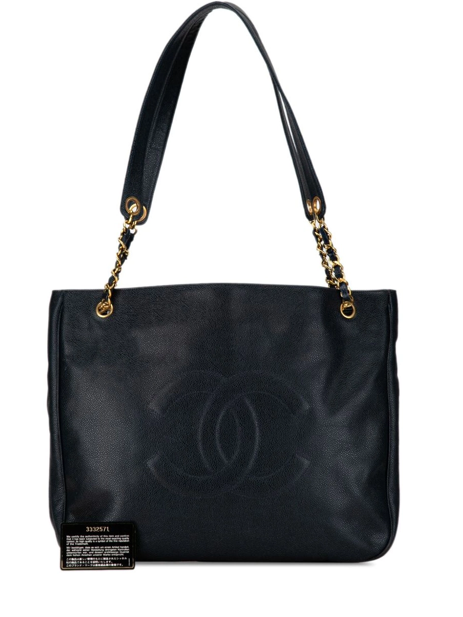 Affordable HOT SALE bag Women 1994-1996 CC CHANEL tote Caviar 0220