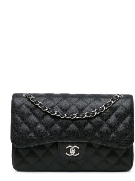 Affordable HOT SALE Classic Double Flap shoulder Jumbo Caviar 2010-2011 Women CHANEL bag 0211