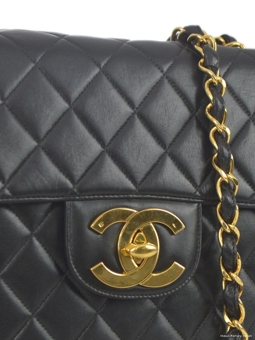 Cheap HOT SALE Flap Jumbo CHANEL Classic 1995 Women shoulder bag 0213