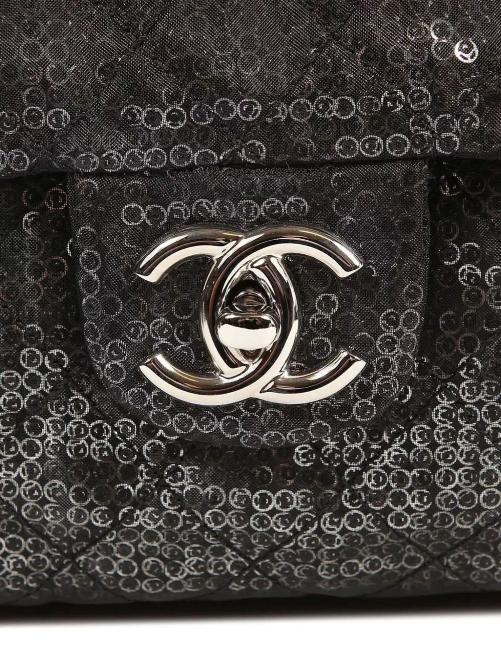 Affordable HOT SALE CHANEL 2009 Jumbo Classic Flap shoulder bag Men 0204