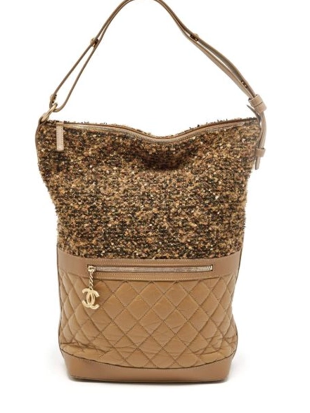 Affordable HOT SALE CHANEL tweed Women large bag bucket 0227