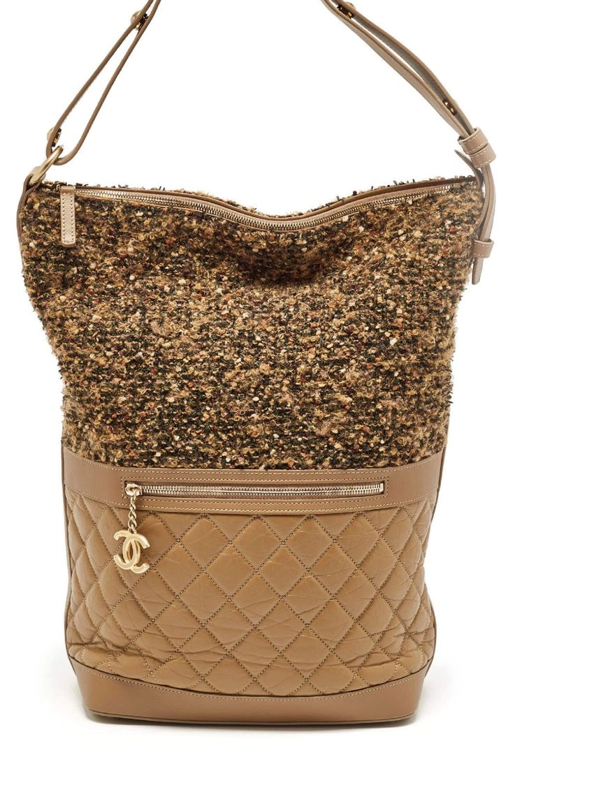 Affordable HOT SALE tweed bag bucket Women CHANEL large 0224