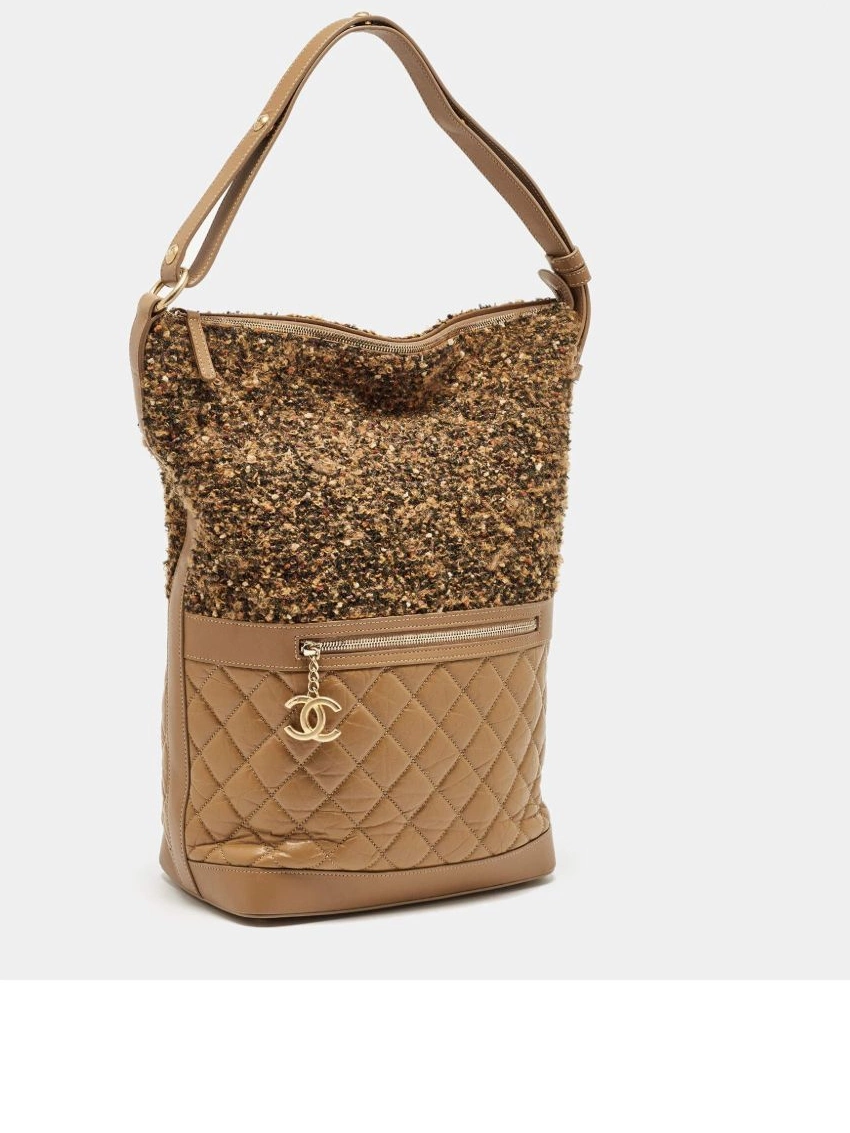 Affordable HOT SALE CHANEL tweed Women large bag bucket 0227