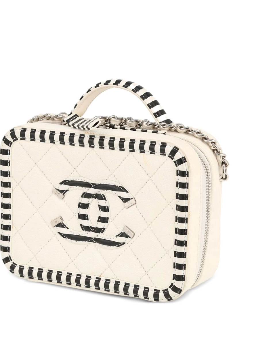 Affordable HOT SALE CHANEL Filigree vanity 2019 Women bag 0224