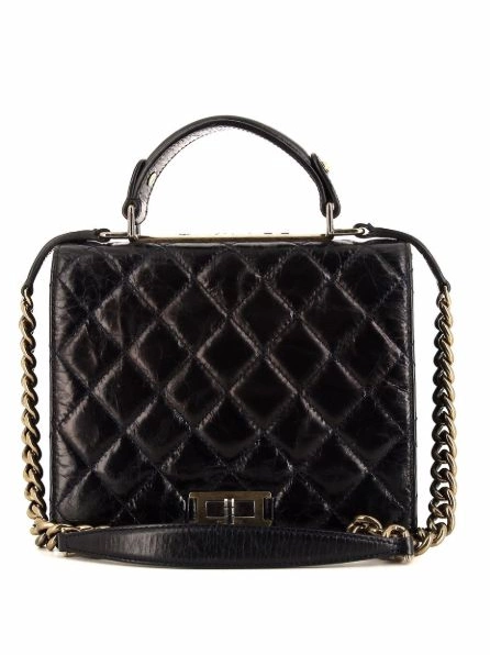 Affordable HOT SALE 2way diamond-quilted CHANEL Rita bag Women 0218