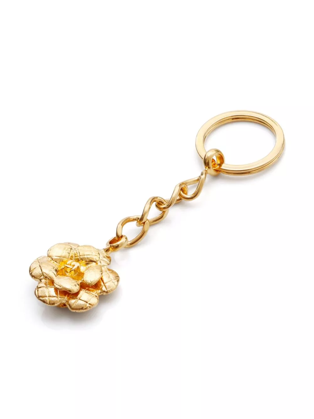 Affordable HOT SALE CHANEL 1990s Camellia keyring Women 0206