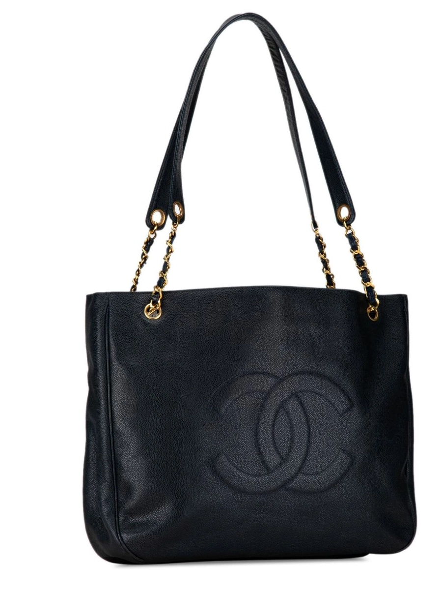 Affordable HOT SALE bag Women 1994-1996 CC CHANEL tote Caviar 0220