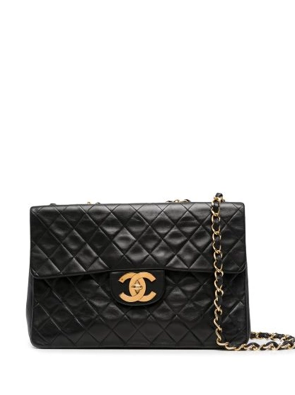 HOT SALE bag Women 1994-1996 shoulder Maxi Flap Classic CHANEL 0321