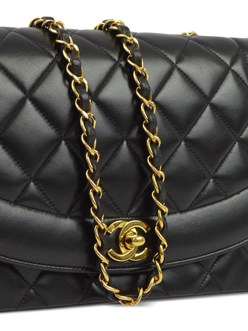 Affordable HOT SALE CHANEL bag shoulder Women medium Diana 1995 0317