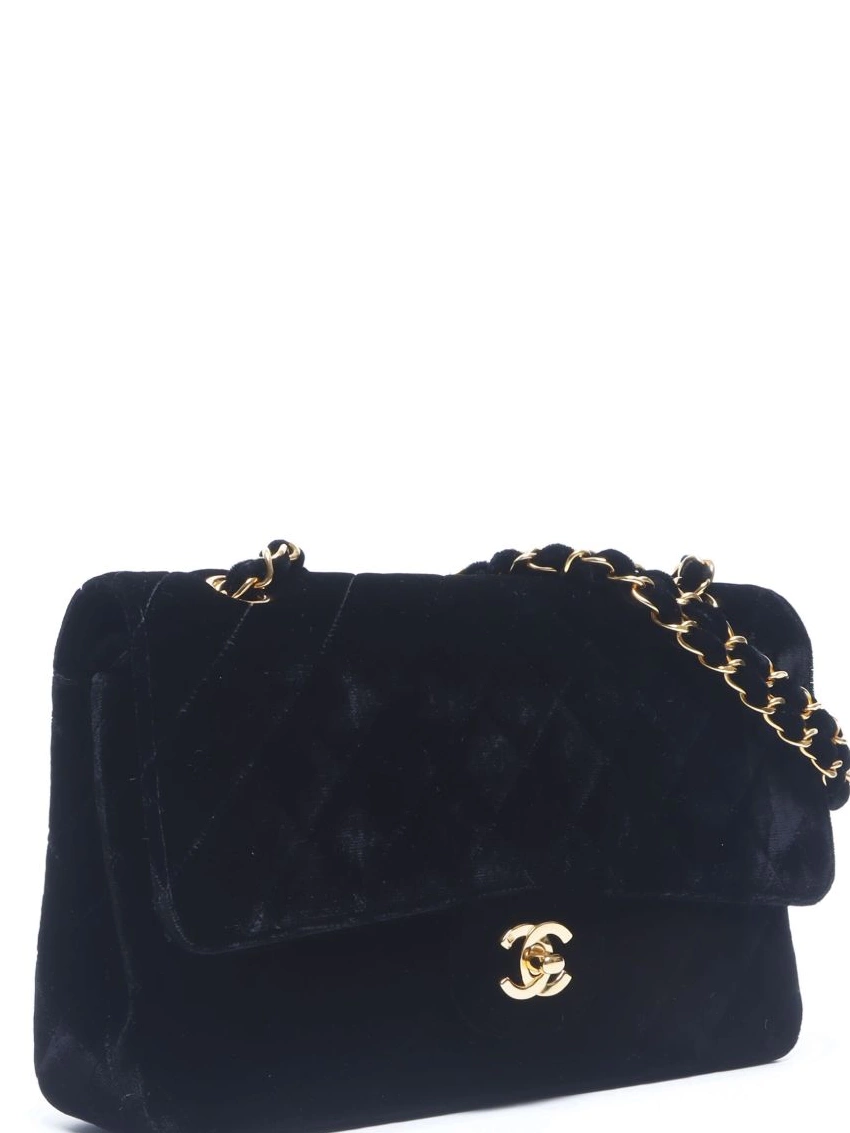 Affordable HOT SALE 1995 CHANEL Flap bag Double shoulder Women 0301