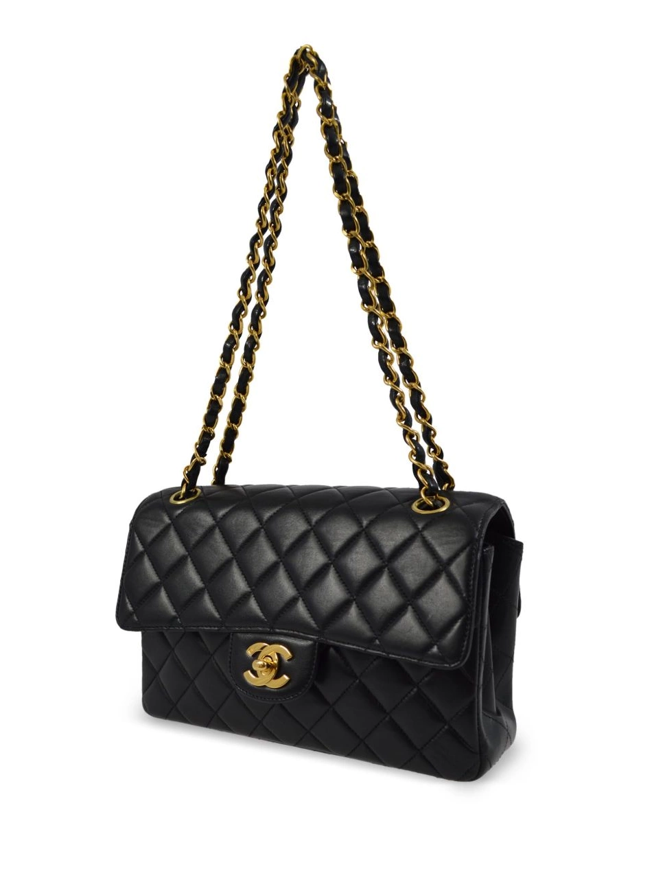 Affordable HOT SALE CHANEL Classic Double Flap shoulder Women 1995 bag Sided 0316