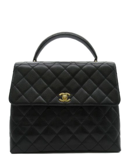 HOT SALE Women turn-lock CHANEL CC handbag 2002-2003 0316