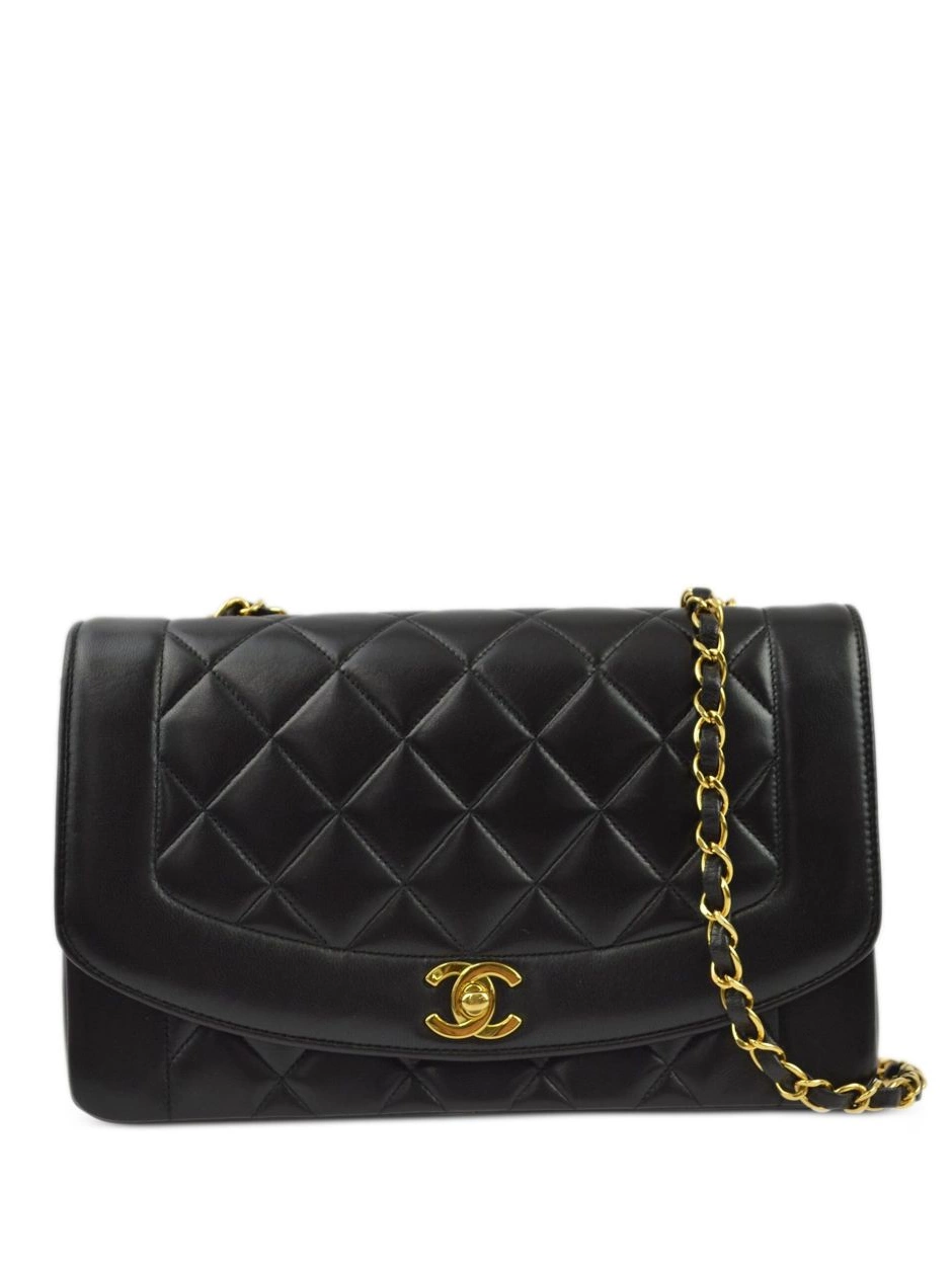 Affordable HOT SALE CHANEL bag shoulder Women medium Diana 1995 0317