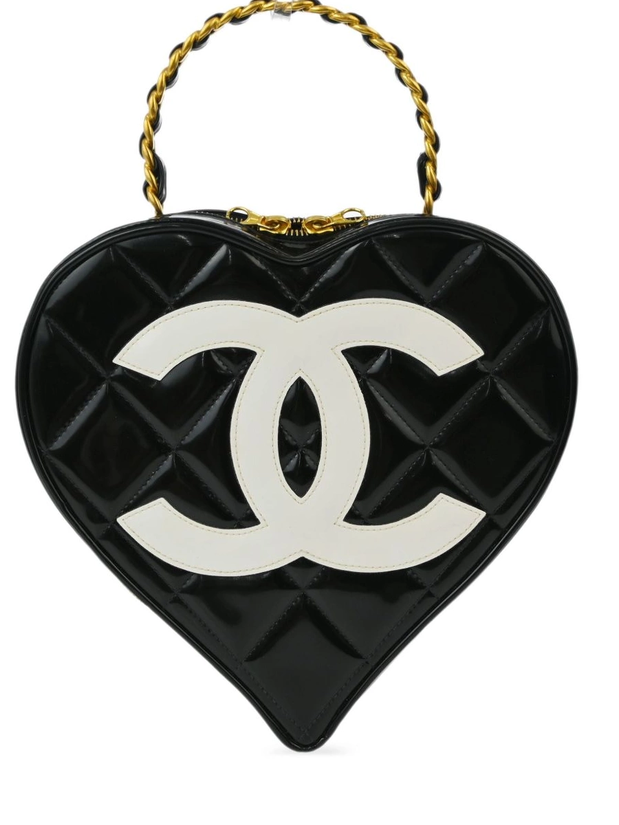 Cheap HOT SALE Women CHANEL Vanity 1995 bag CC Heart 0316